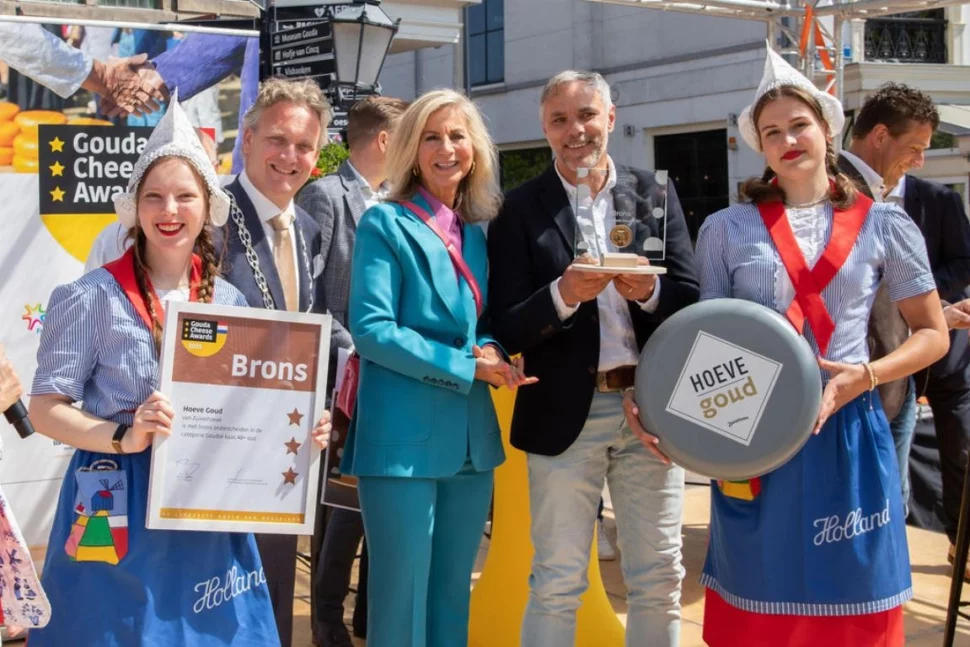 Gouda-Käse-Auszeichnungen Zuivelhoeve Hoeve Goud 1