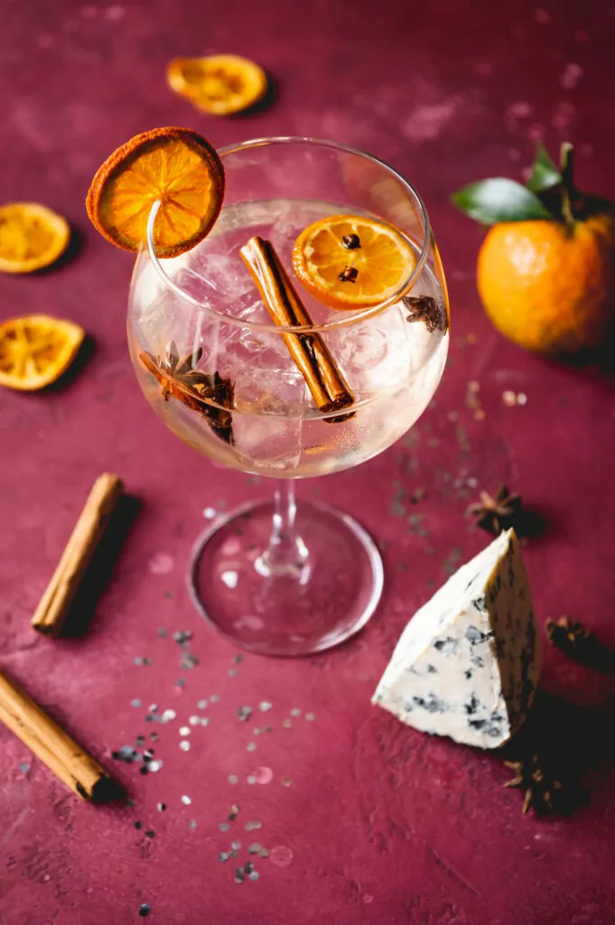 Cocktail Winter Gin & Saint Agur